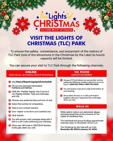 Thumbnail: The Largest Lights of Christmas Park Opens from November 29, 2023 to January 14, 2024 at Taguig Lakeshore Park in C6 Lower Bicutan