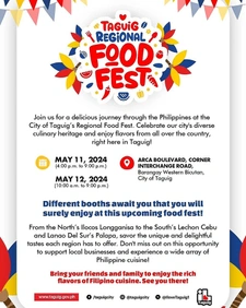 Thumbnail: 2-Day Taguig Regional Food Fest to be Held at Arca Boulevard