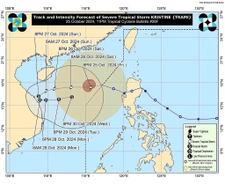 Thumbnail: Typhoon Leon Expected to Enter Philippine Area of Responsibility Tonight (October 26) or Tomorrow Morning (October 27, 2024)