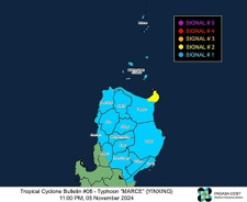 Thumbnail: Typhoon Signal No. 2 Raised in Santa Ana and Gonzaga, Cagayan; Typhoon Marce, Expected to Strengthen as It Makes Landfall on Babuyan Islands or Northern Cagayan