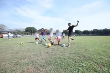 Thumbnail: Football Clinic Held for Children in Risky Situations