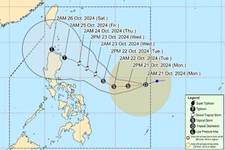 Thumbnail: Typhoon Kristine Expected to Intensify by Thursday Afternoon; Landfall in Northern Luzon Anticipated for Friday, October 25, 2024