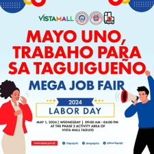 Thumbnail: Mega Job Fair in Taguig to be Held on May 1 at Vista Mall
