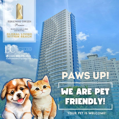 PET FRIENDLY AND AFFORDABLE CONDO FOR SALE NEAR BGC