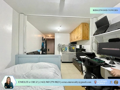 FOR SALE COZY 1BR UNIT at Ridgewood Towers