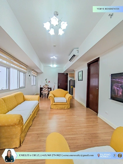 RUSH SALE OF MODERN 1BR UNIT with PARKING at The Verve Residences, BGC