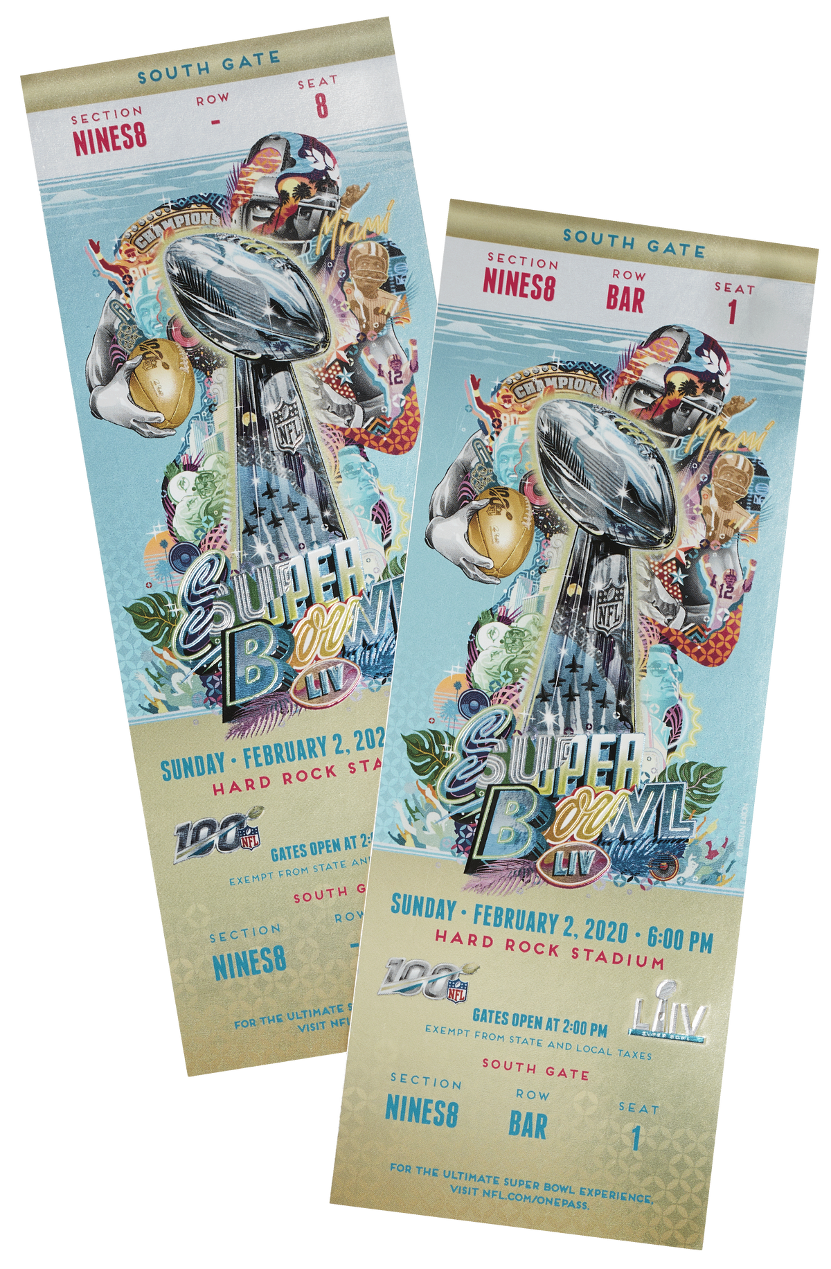 2022 CHIEFS Customizable Replica Season Ticket Stubs Any Game