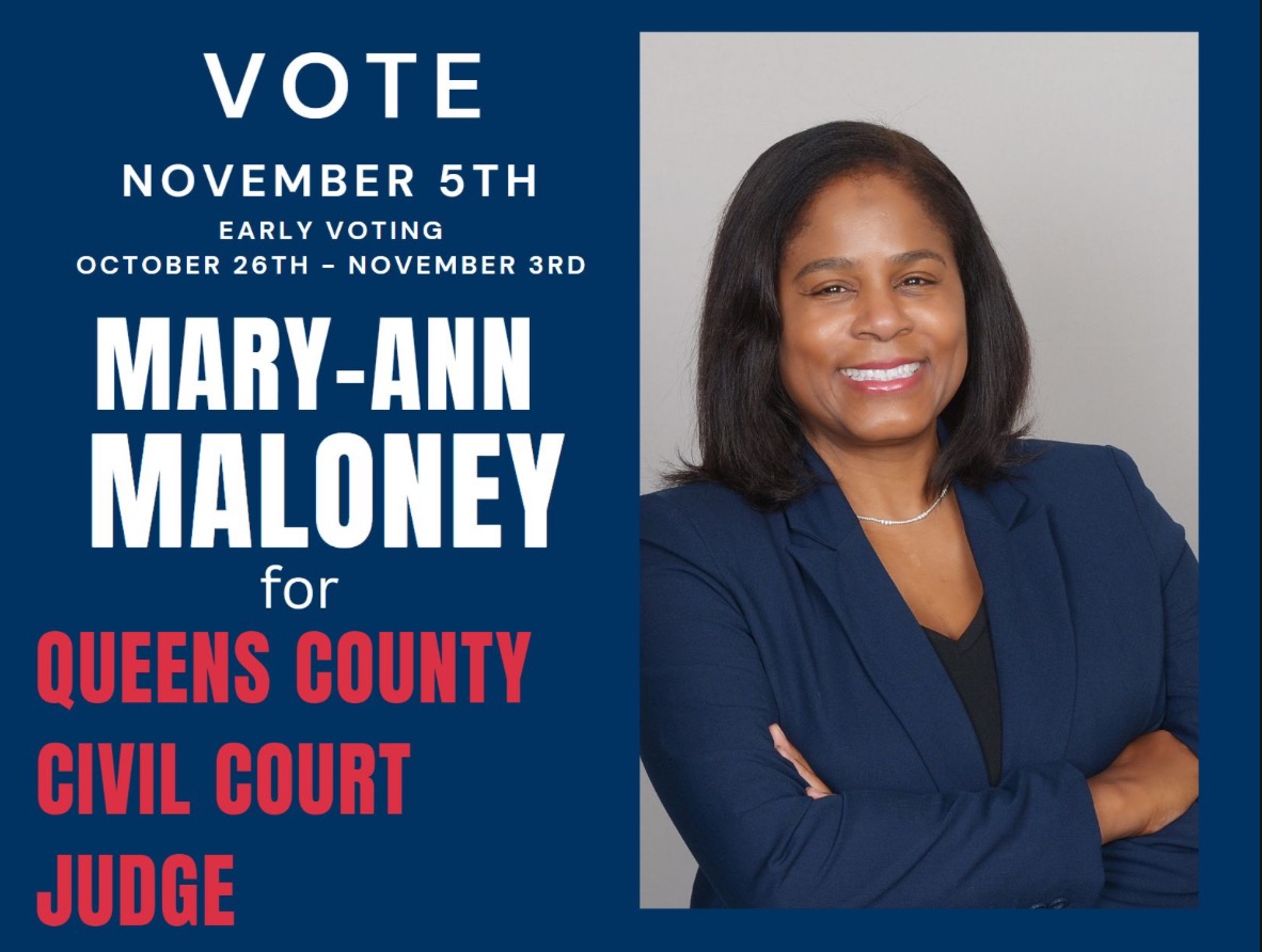 Mary-Ann Maloney for Civil Court Judge logo