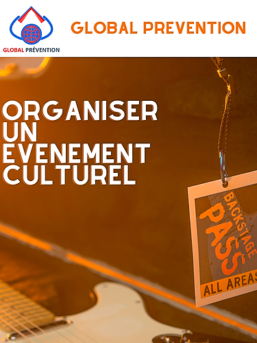 Représentation de la formation : ORGANISER UN EVENEMENT CULTUREL