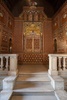 Ark, from the pews, Ben Ezra Synagogue, Cairo, Egypt. Joshua Shamsi, 2017. 