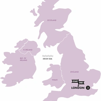 tourhub | Contiki | London Explorer | Tour Map