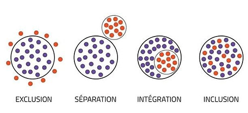 Représentation de la formation : Spécialisation en INCLUSION et DIVERSITÉ pour sophrologues intervenants bien-être au travail