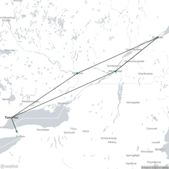 tourhub | Omega Tours | Eastern Journey | Tour Map