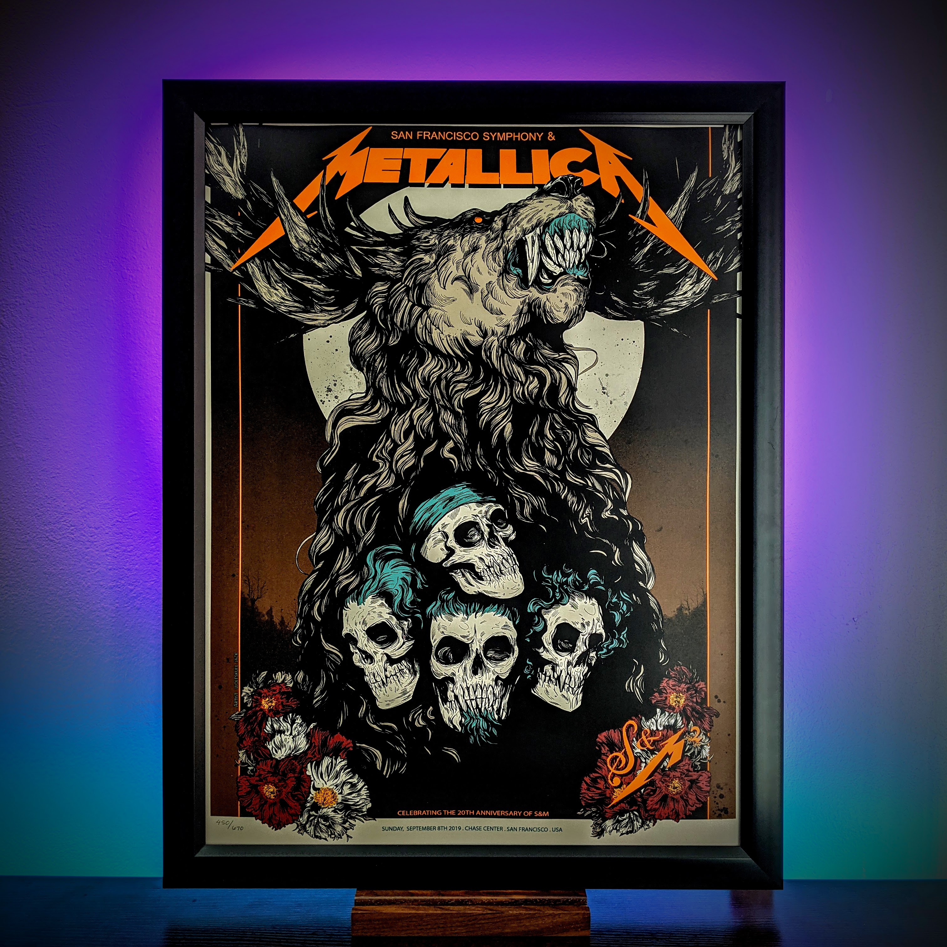 Metallica S M2 Night 2 19 Wolfskulljack Show Edition Collectionzz