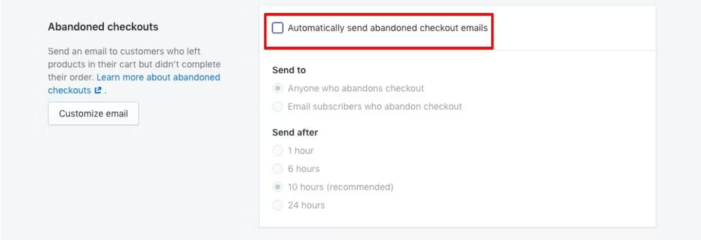 How to Disable Notification Emails Sent by Shopify