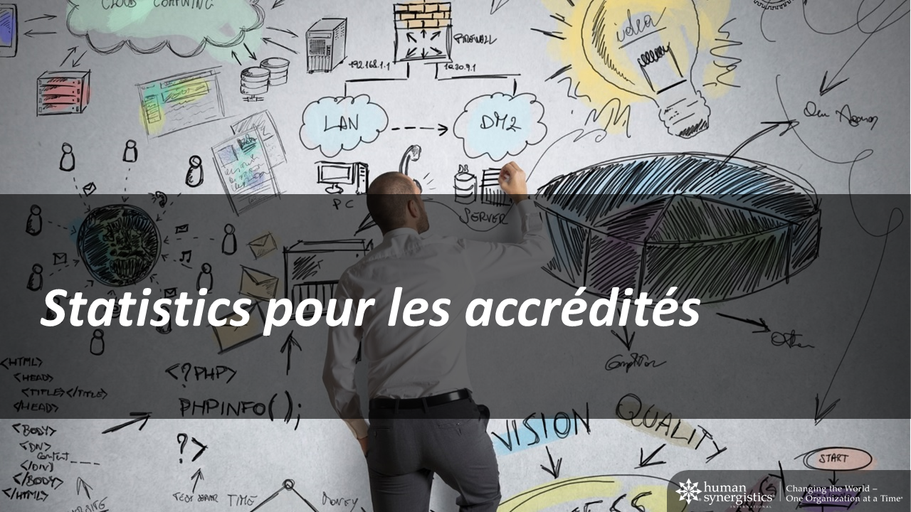 Représentation de la formation : Statistique descriptive pour les accrédités