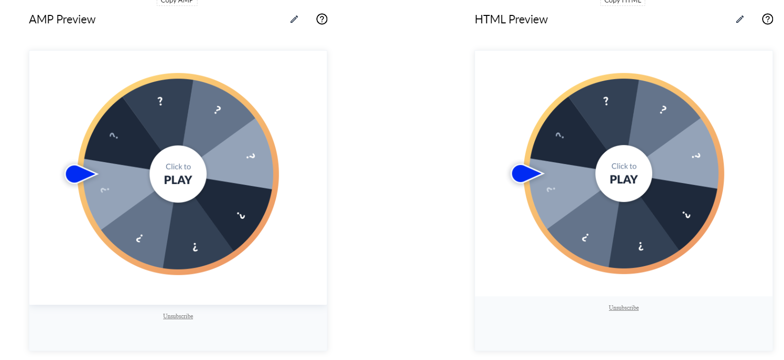 How to use Spin the Wheel widget in the editor for your campaigns?