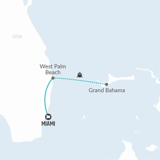 tourhub | Bamba Travel | Bahamas Cruise 3D/2N (from Miami) | Tour Map