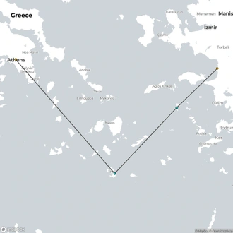 tourhub | Celestyal Cruises | Winter Iconic Aegean,3 Nights Cruise | Tour Map