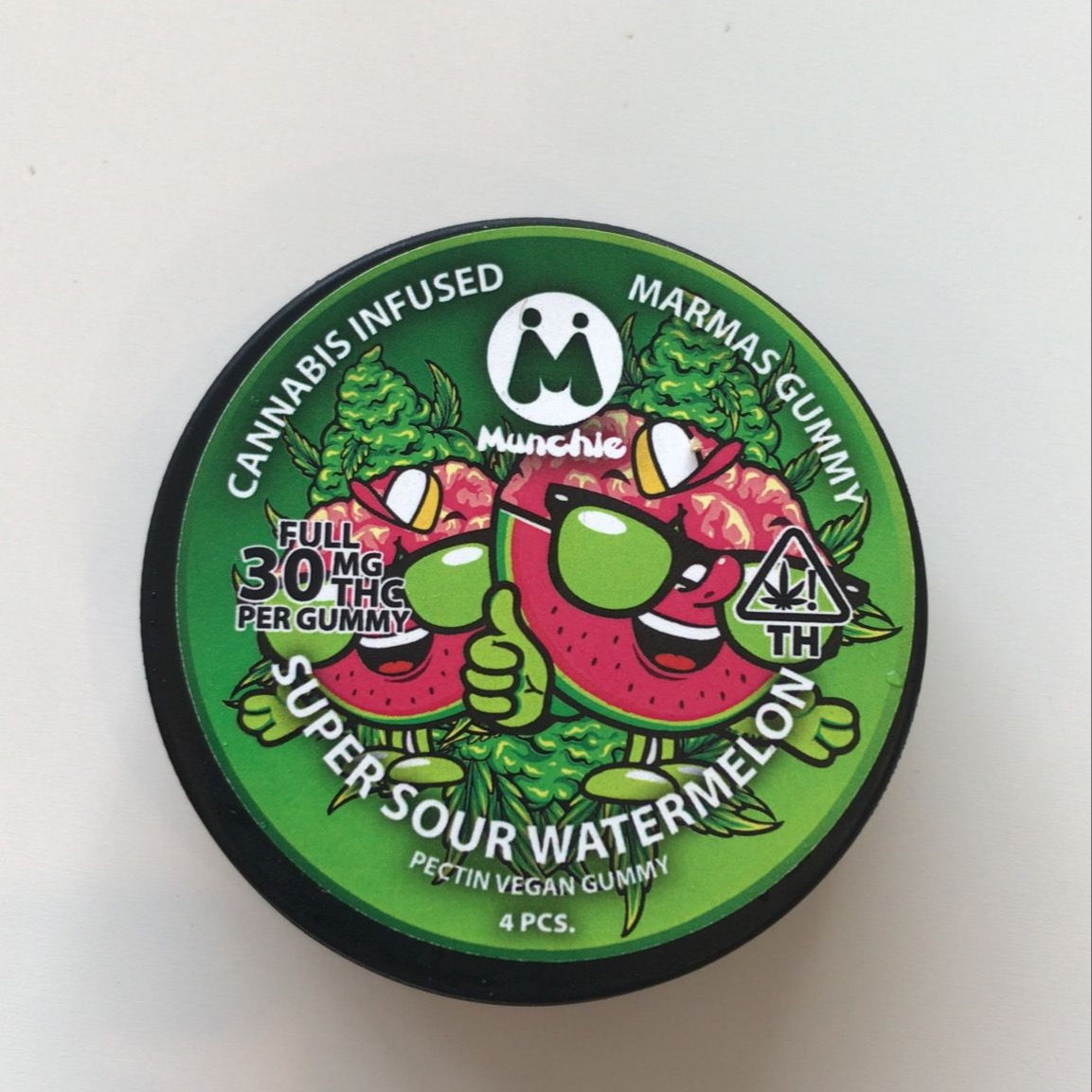 Super Sour Watermelon THC Gummies