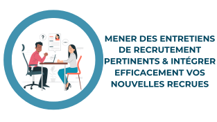 Représentation de la formation : MI - 5 Mener des entretiens de recrutement pertinents et intégrer efficacement vos nouvelles recrues