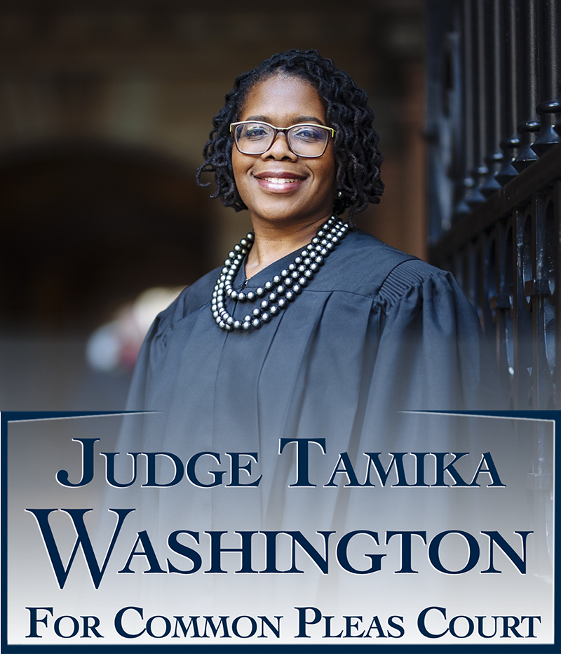 Friends of Tamika Washington for Judge logo