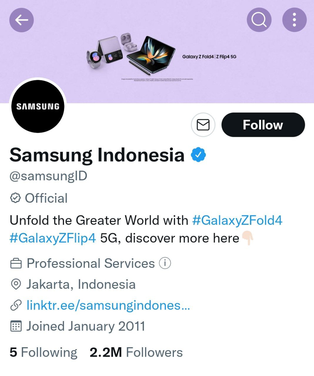 twitter samsung indonesia