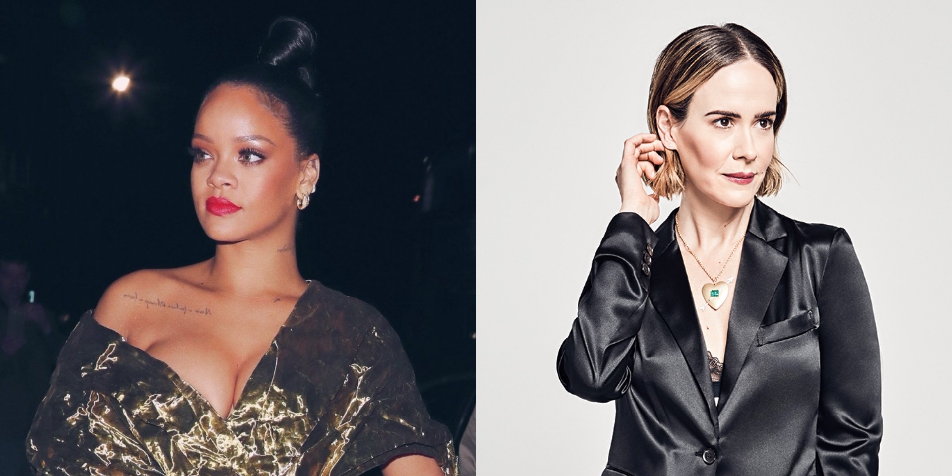 Rihanna chats with Sarah Paulson, reveals next album is “a really fun one”