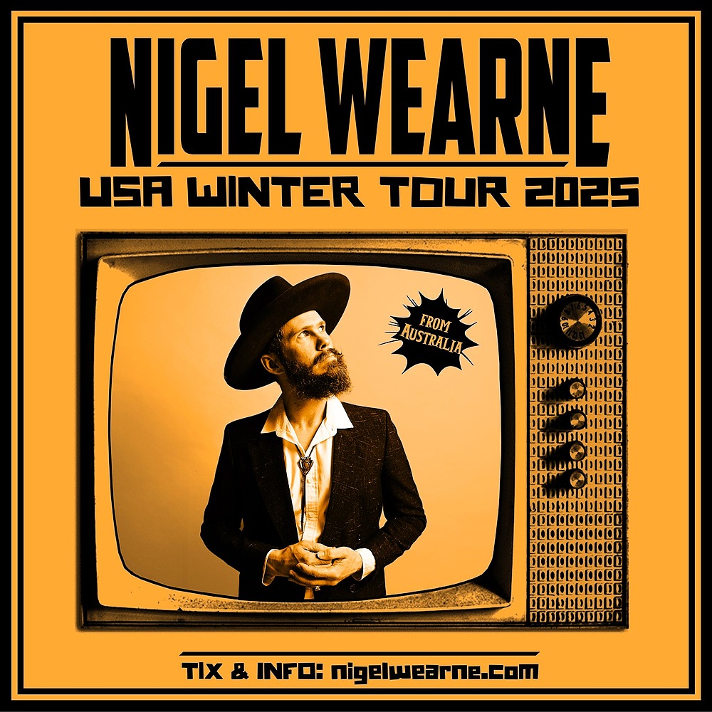 Nigel Wearne USA Winter Tour 2025 Poster