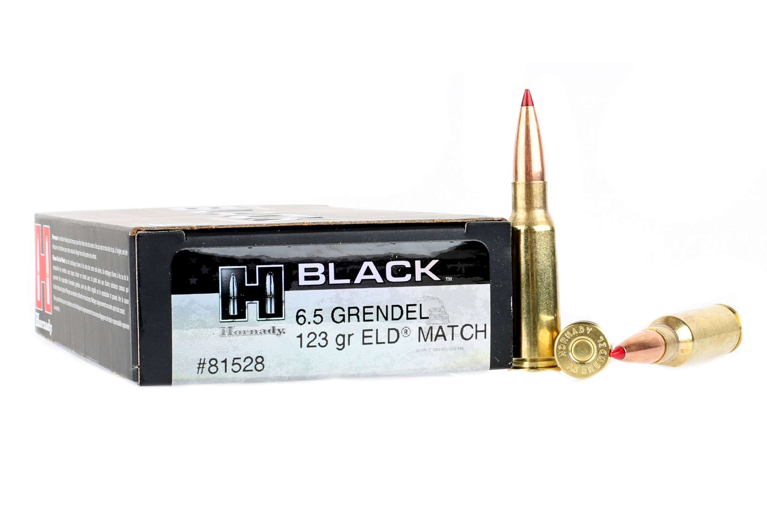 Hornady Black 6 5 Grendel 123 Gr Eld 6 5mm Grendel 2580 Fps 20 Box