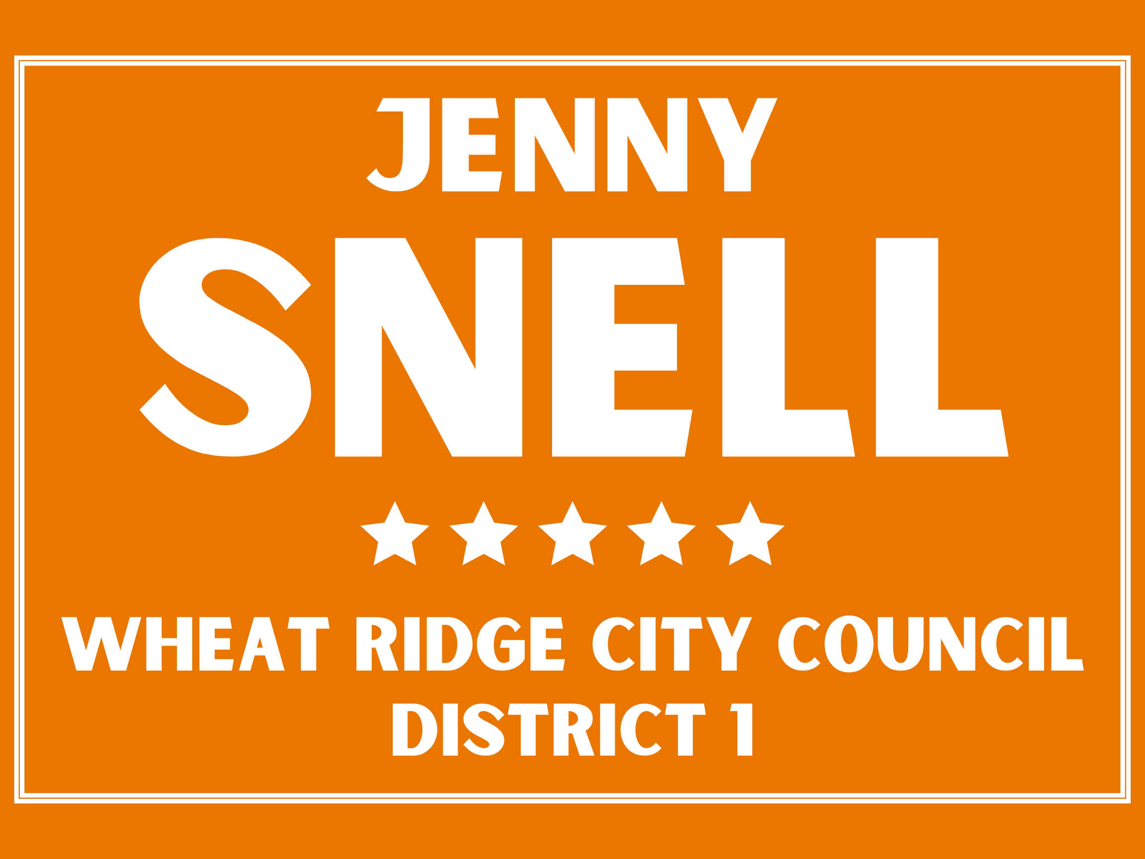 Friends of Jenny Snell for District 1 city council logo