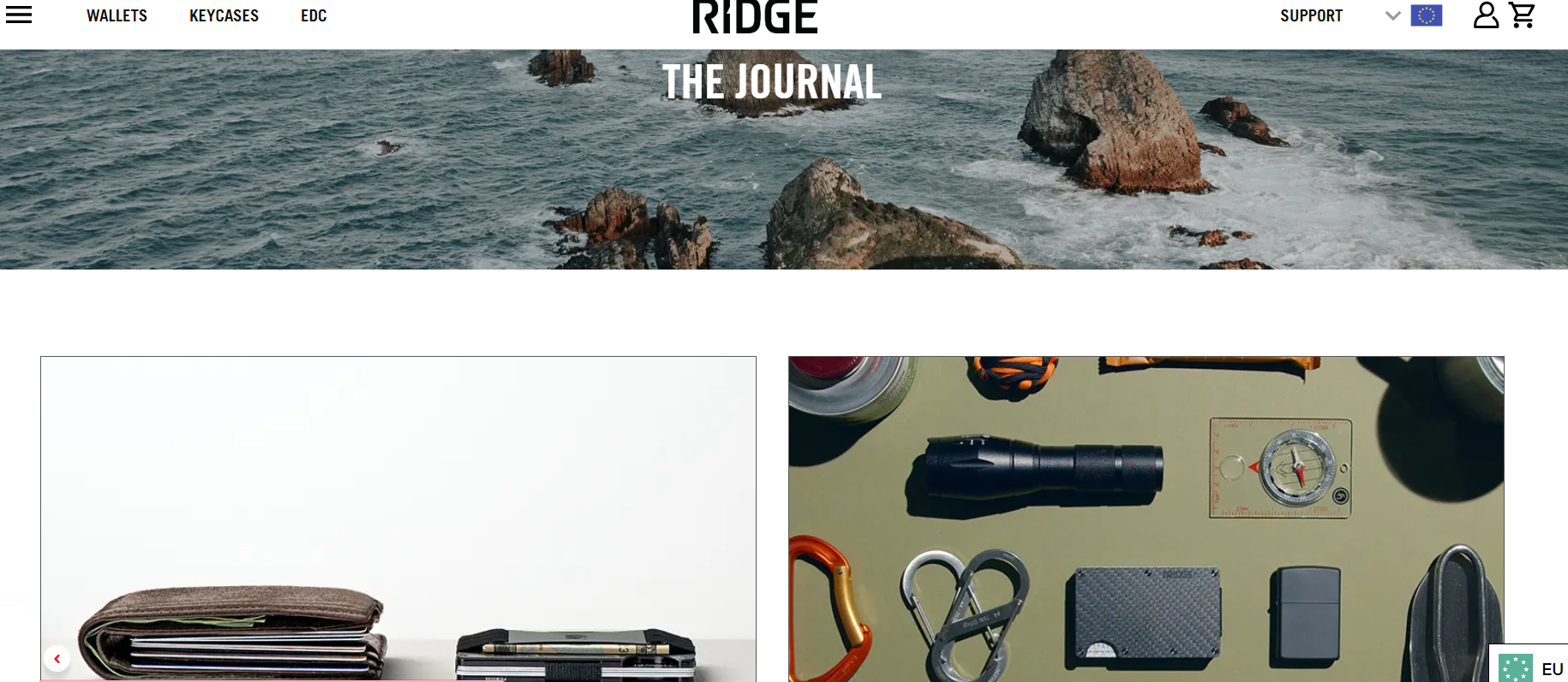 ridge blog design example