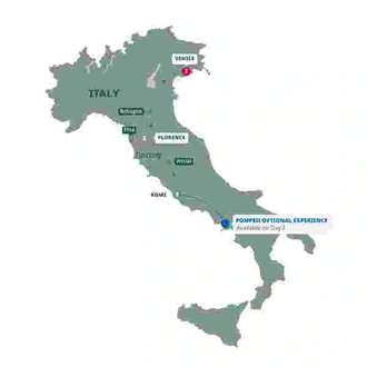 tourhub | Trafalgar | Great Italian Cities | Tour Map