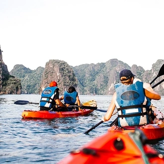 tourhub | CONNEK TRIP | Ha Long Bay Discovery in 5-Star Cruise: Hanoi - Ha Long Bay - Hanoi 