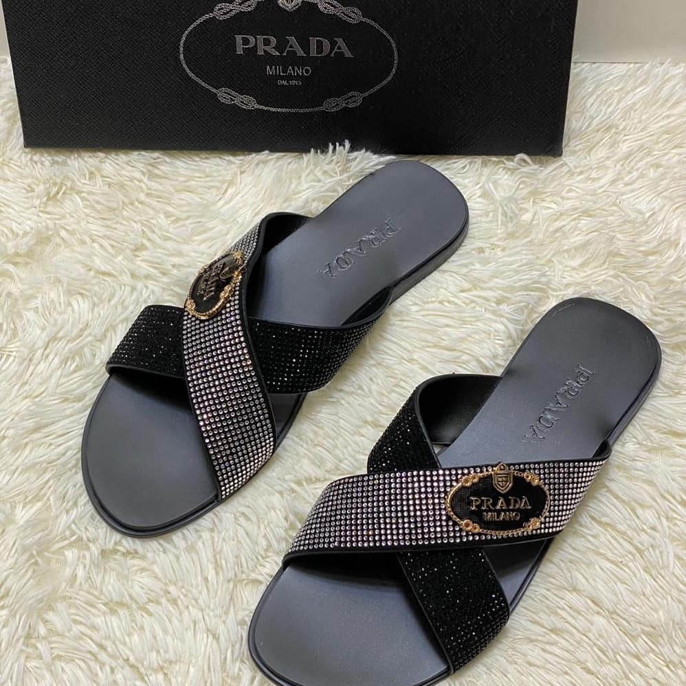 kc styles - New in store PRADA palm slippers Price 21k