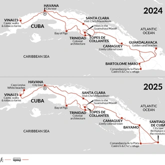 tourhub | Explore! | Cuba Libre! | Tour Map