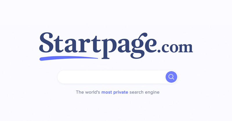 startpage adalah