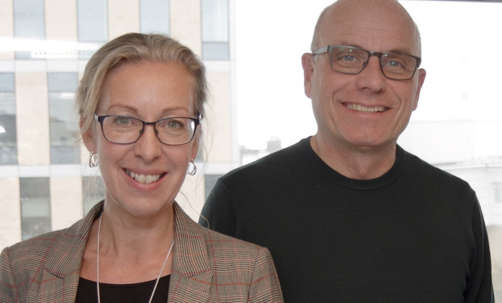 CEO Helene Hartman and Professor Artur Schmidtchen
