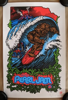 Pearl Jam Seattle Home Shows Poster – Ames Bros