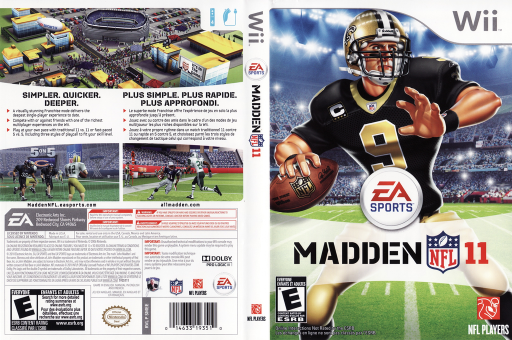 Madden NFL 11 • Wii