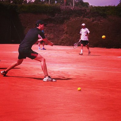 Armando teaches tennis lessons in North Miami, FL
