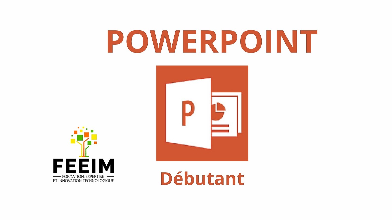 Représentation de la formation : Bureautique PowerPoint - Visio + e-learning 
12 mois (Débutant)