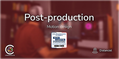 Représentation de la formation : Motion Design (After Effect)