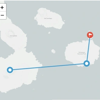 tourhub | Ecuador Galapagos Travels | Galapagos Expedition Tour | Tour Map