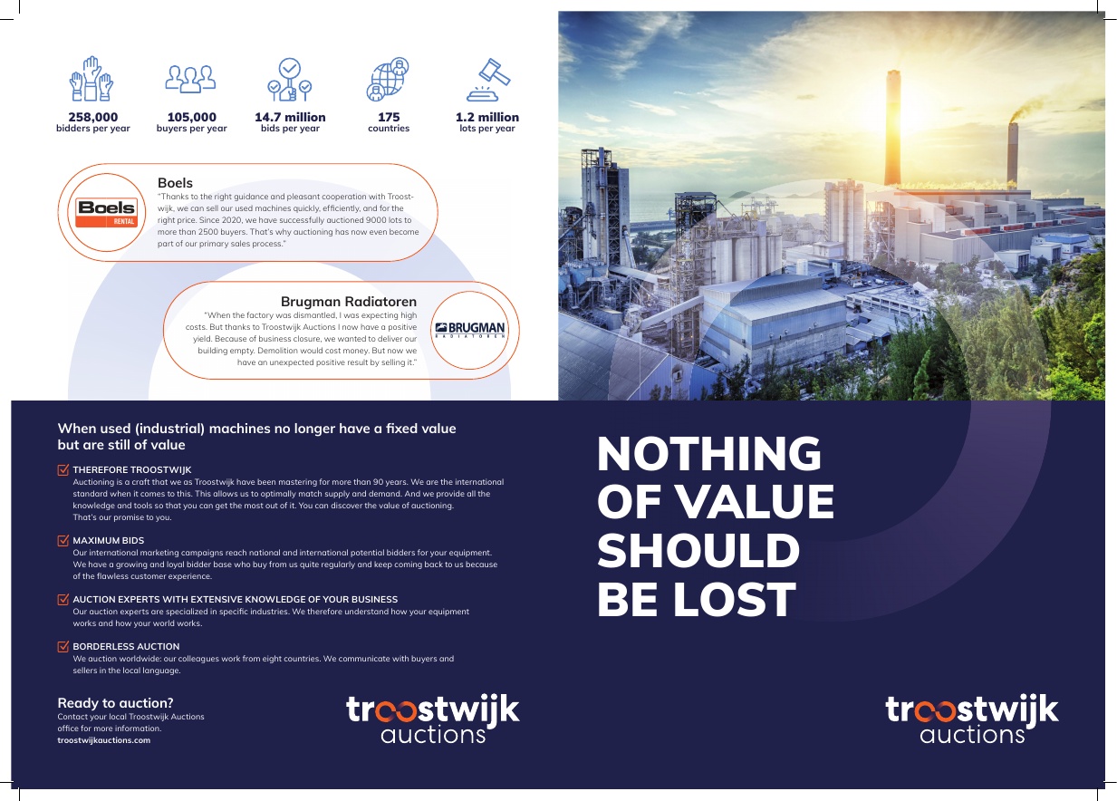 Brochure Troostwijk Auctions 2024 English