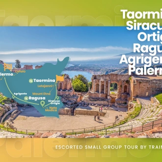 tourhub | Meet & Greet Italy | Unveiling Sicily's Treasures: Taormina, Ragusa, Palermo and beyond | Tour Map