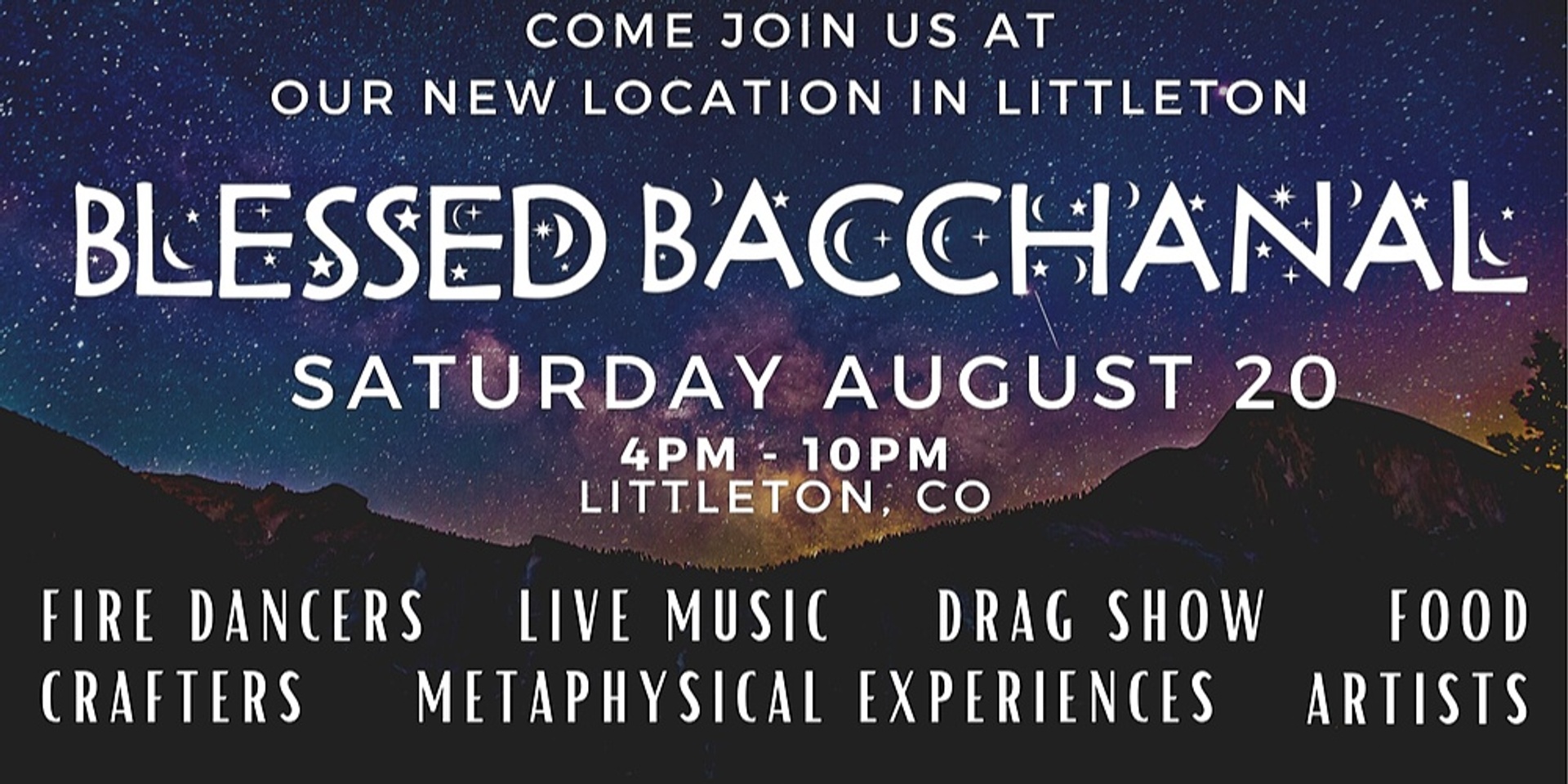 Blessed Bacchanal August 20