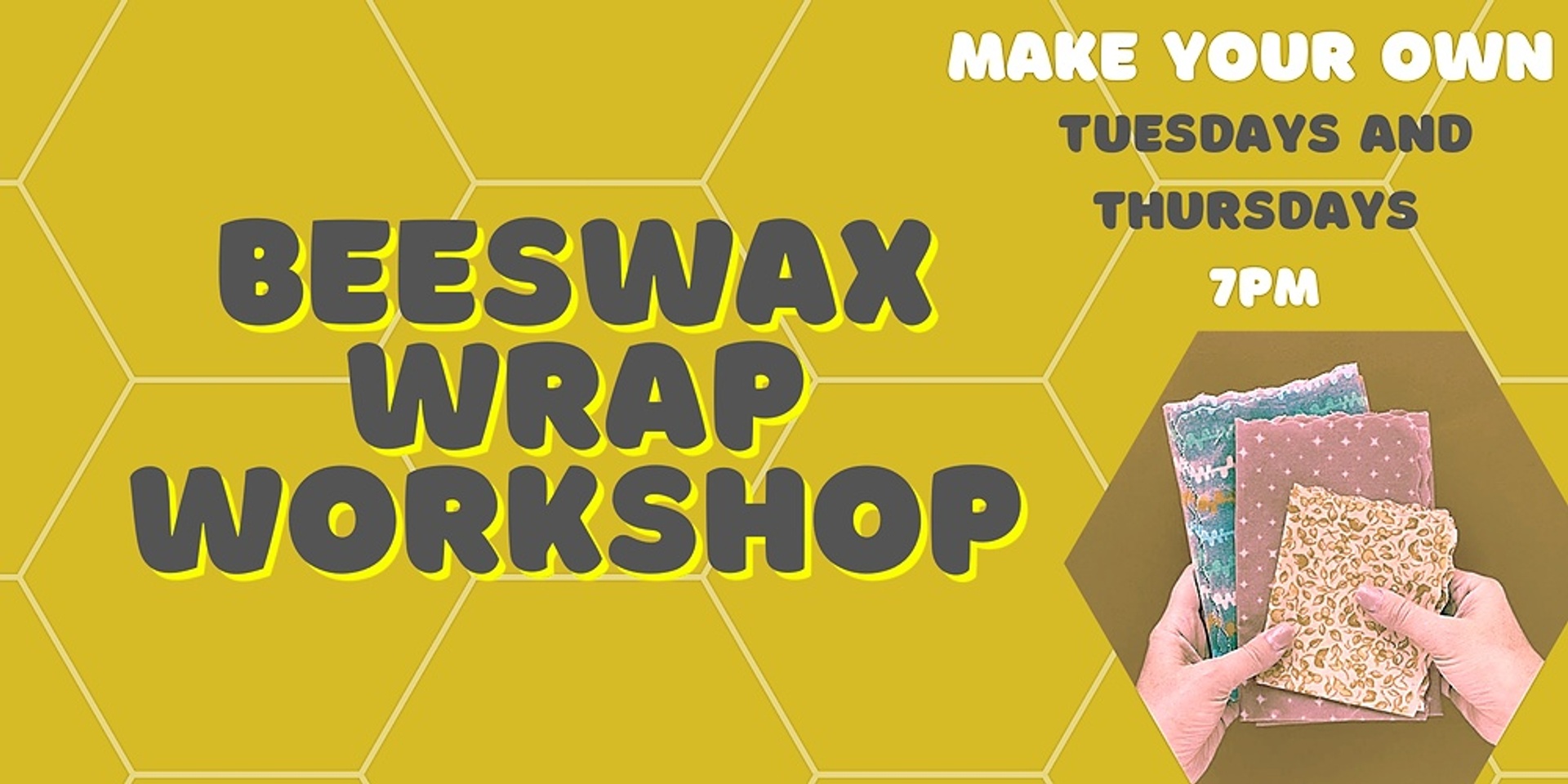 Beeswax wrap workshop