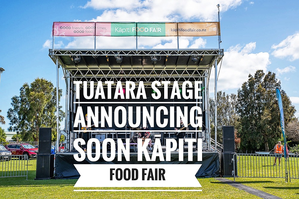Tuatara Stage at the Kāpiti Food Fair