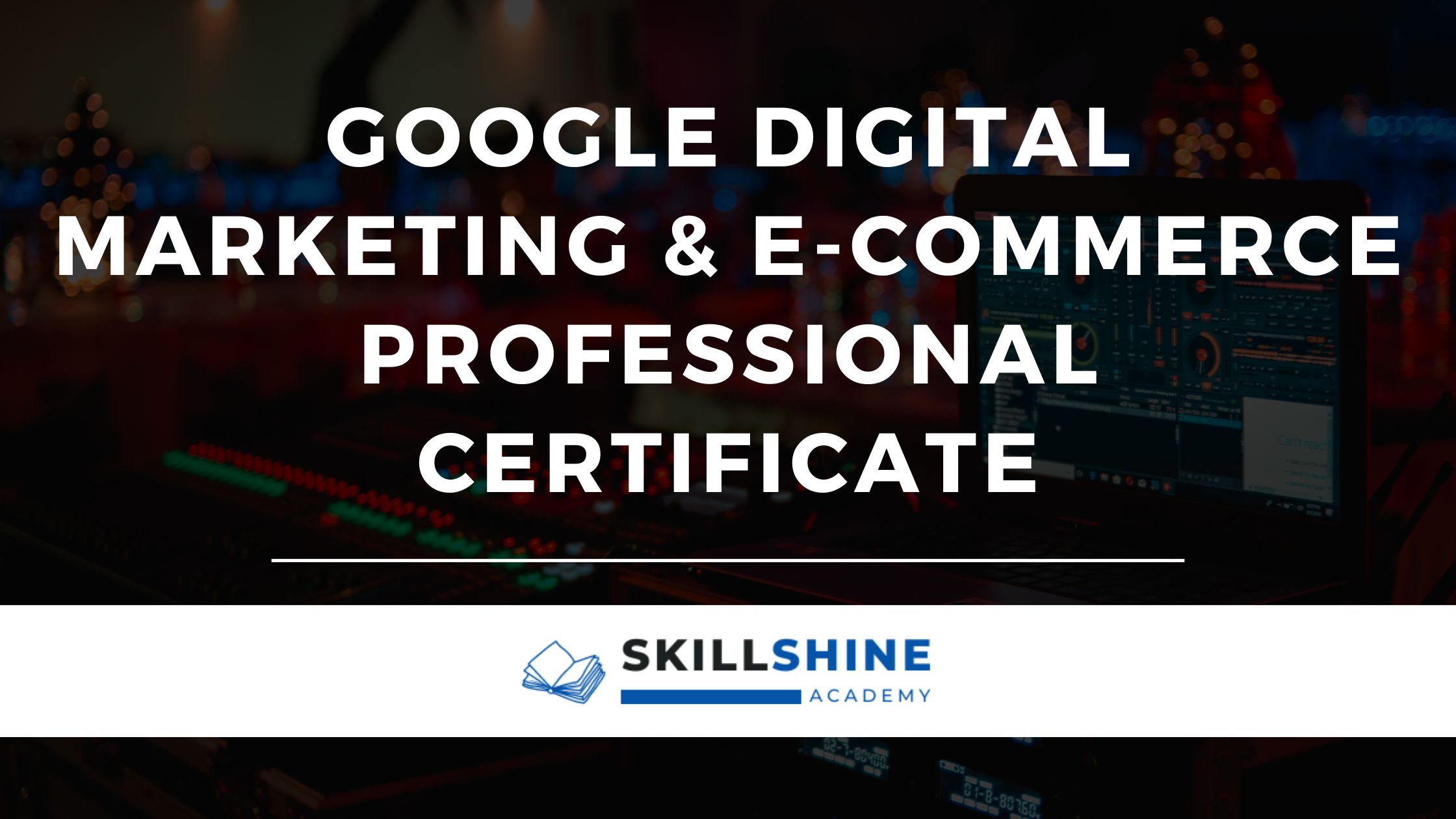 Google Digital Marketing E commerce Professional Certificate Skill